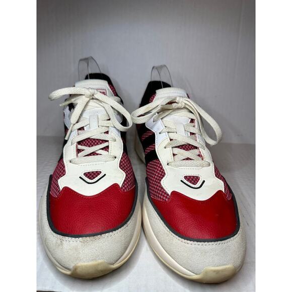 Adidas Size 10.5 Men 20 20 Fx Sneaker Scarlet Core Black Grey Running Road Shoes - Picture 5 of 12